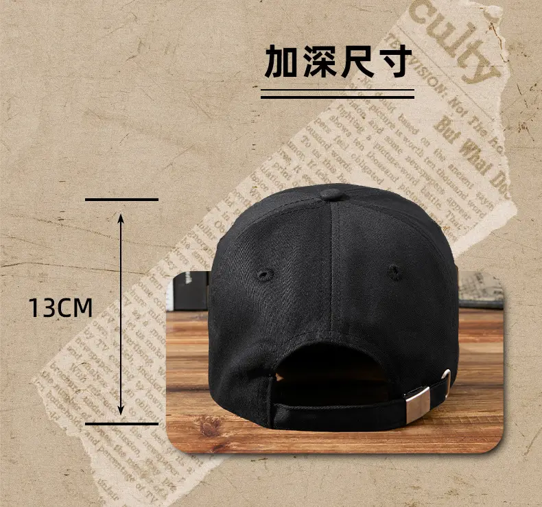 Gray 4S Pure Cotton Baseball Cap for Men Women — feature 11