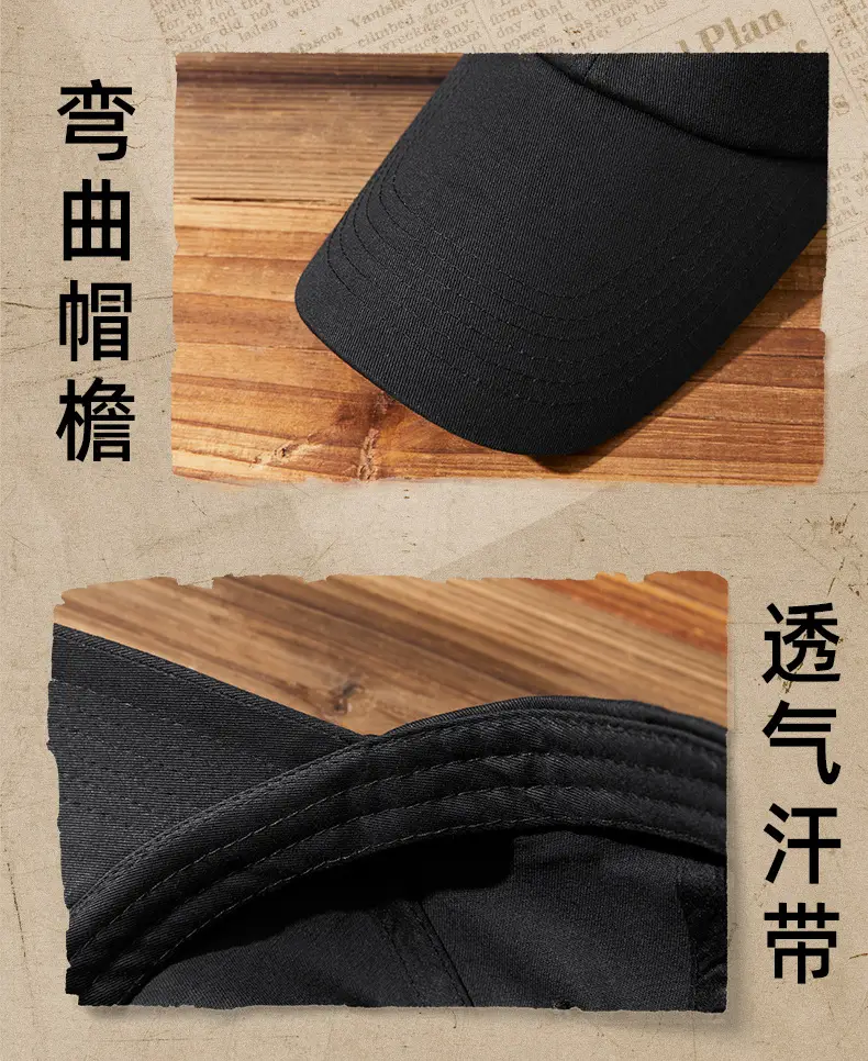 Gray 4S Pure Cotton Baseball Cap for Men Women — feature 20