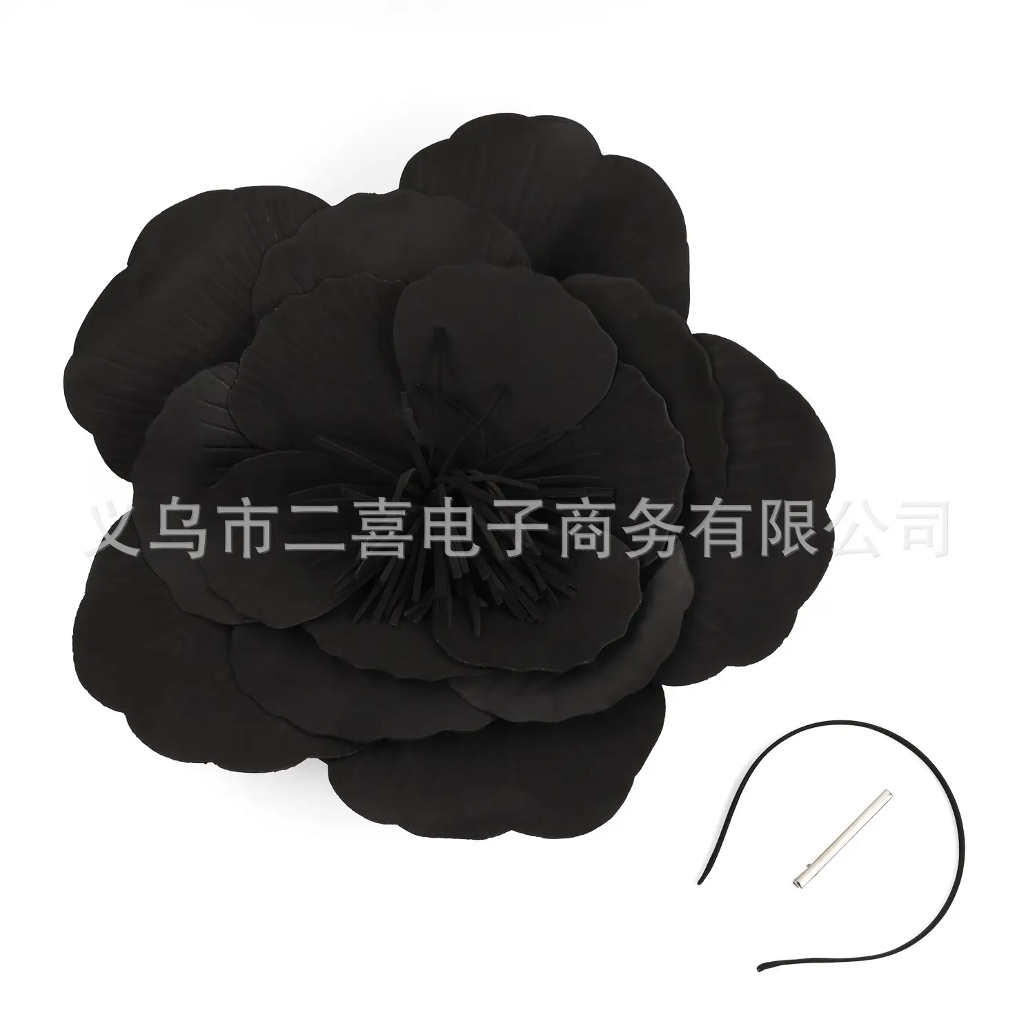 White Exaggerated Hair Hoop for Bridal & Party Hair Accessories