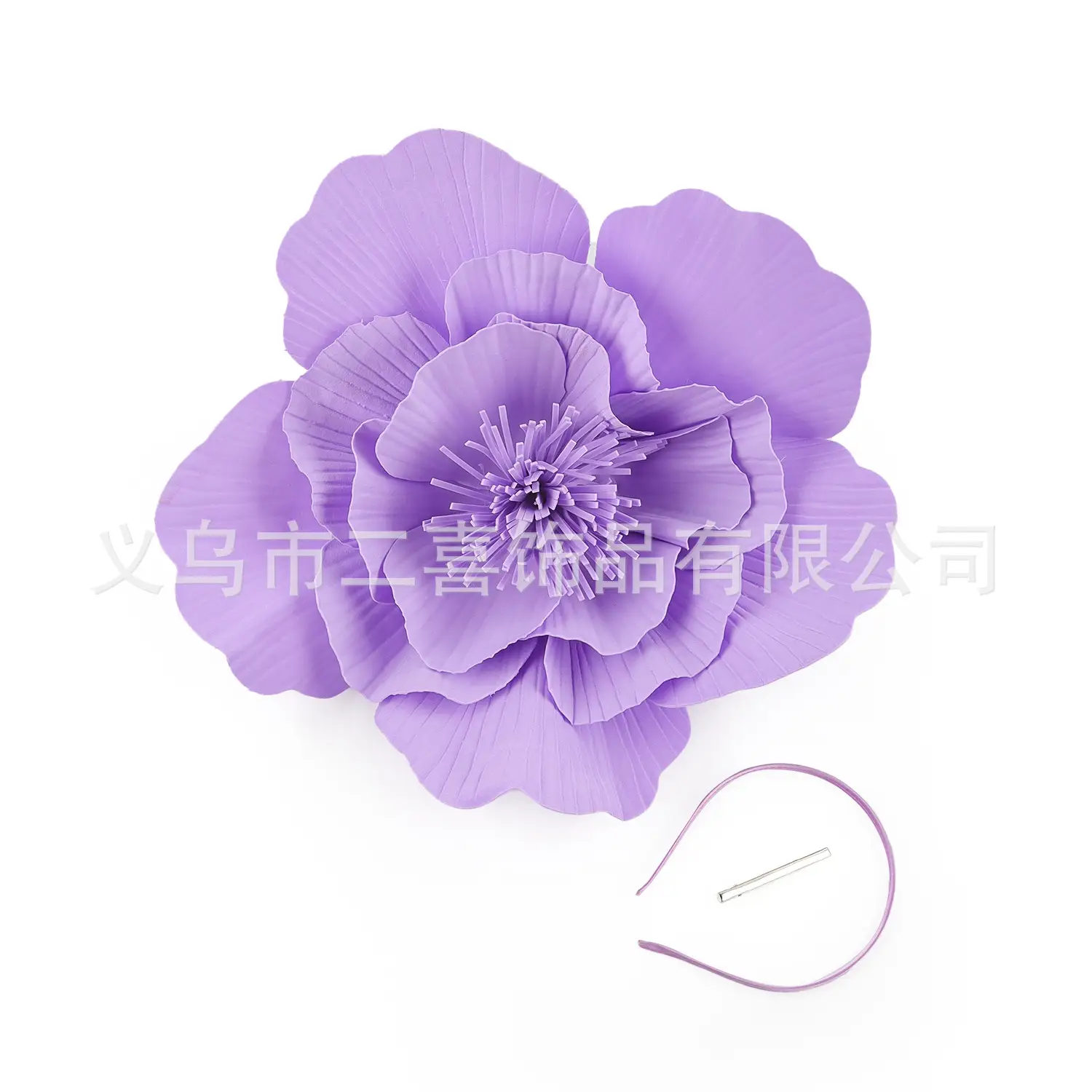 White Exaggerated Hair Hoop for Bridal & Party Hair Accessories