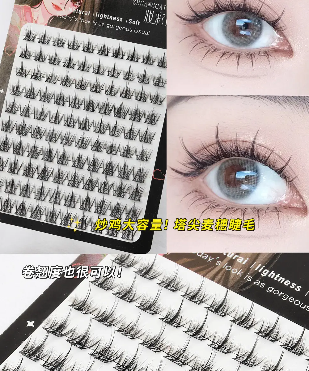 Large Capacity False Eyelashes Trilogy Little Devil Grafted — feature 6
