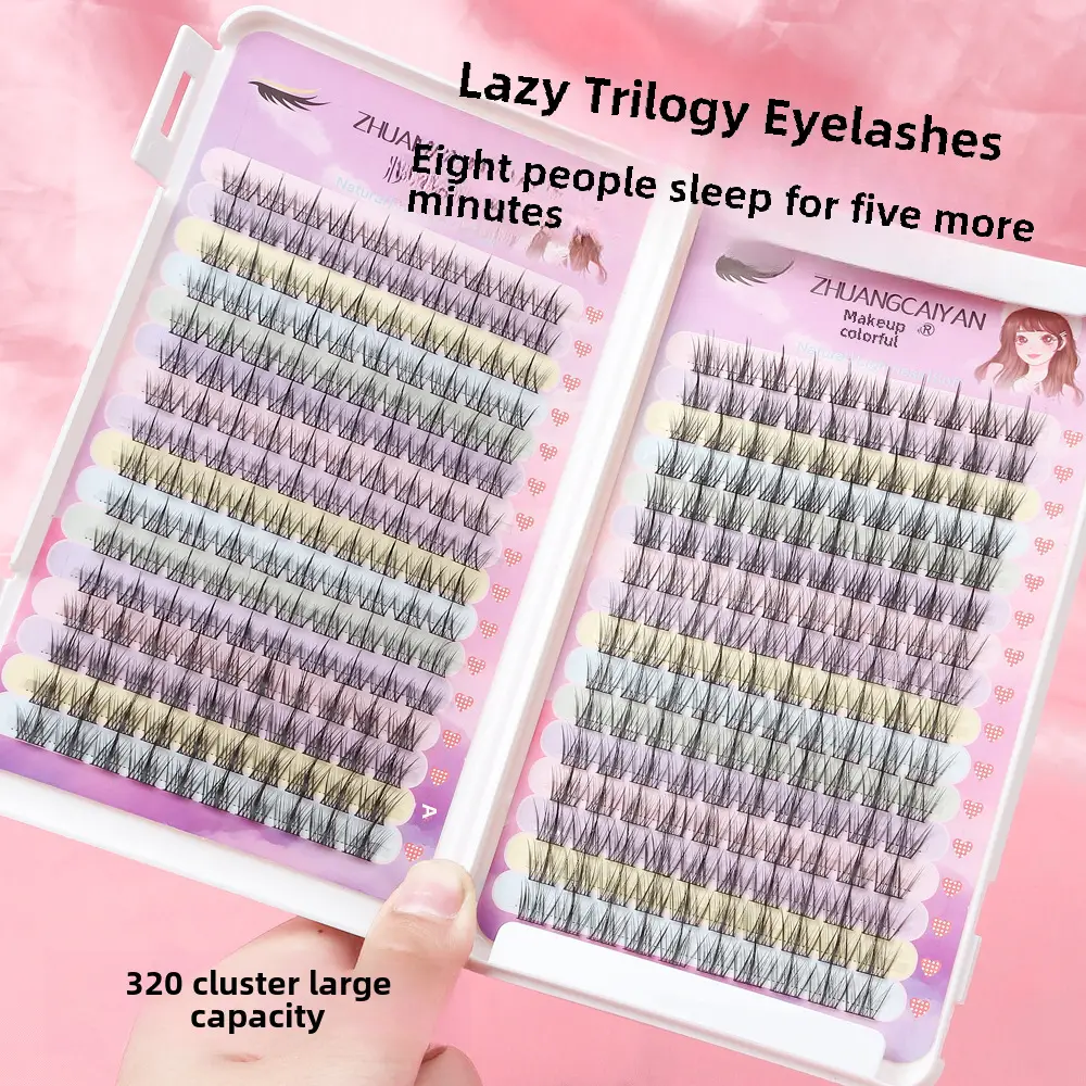 Large Capacity False Eyelashes Trilogy Little Devil Grafted - Image 25