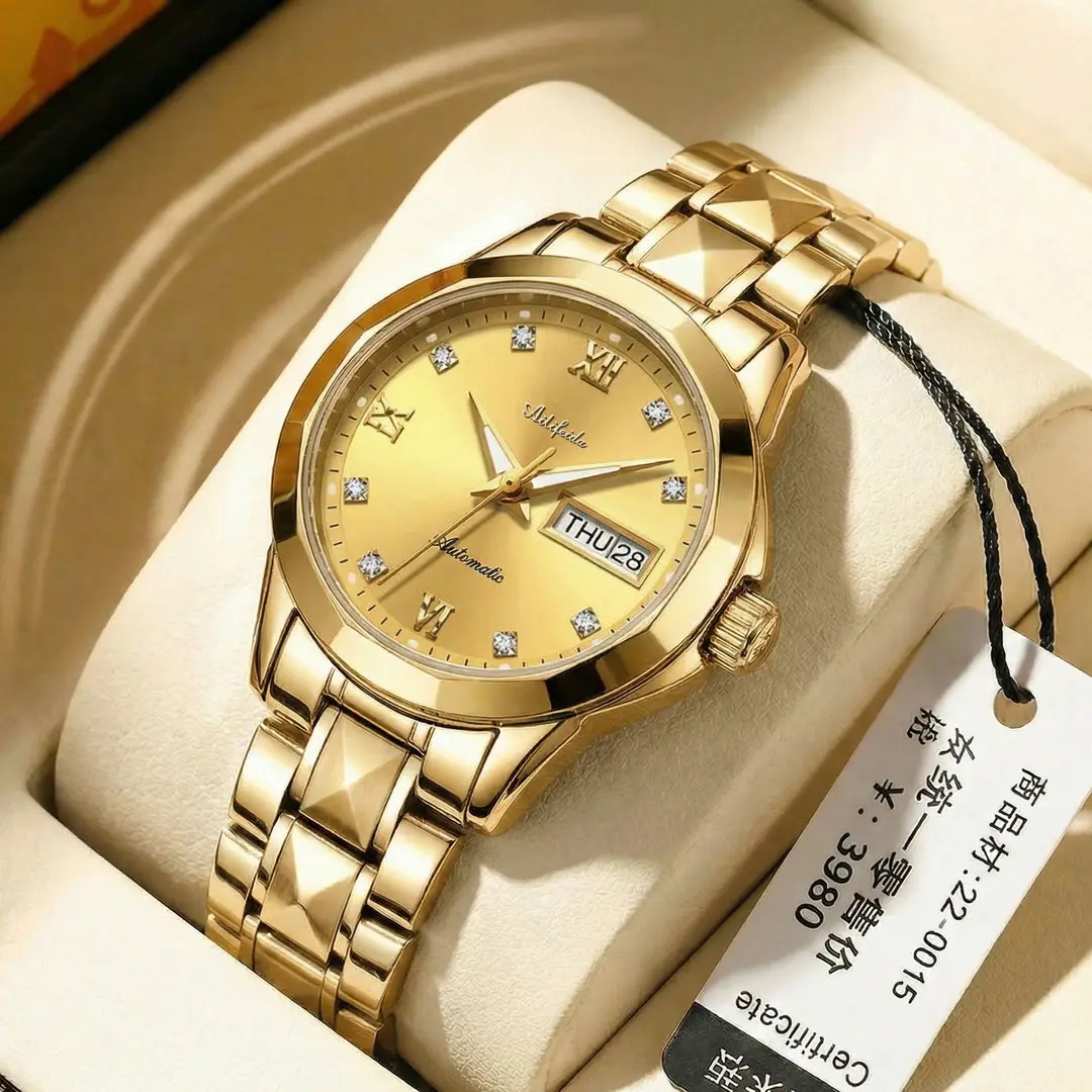 Women's full gold face
