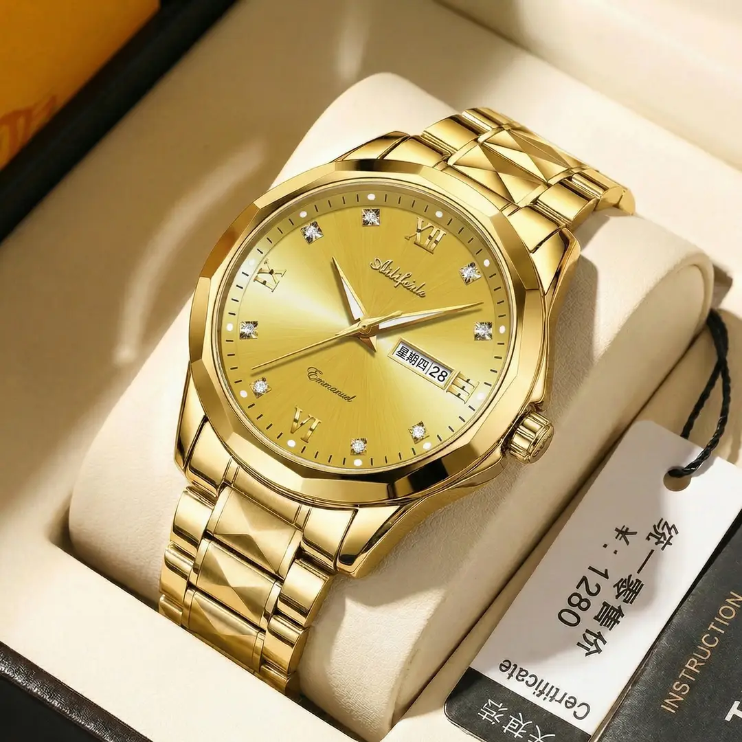 Men's full gold face