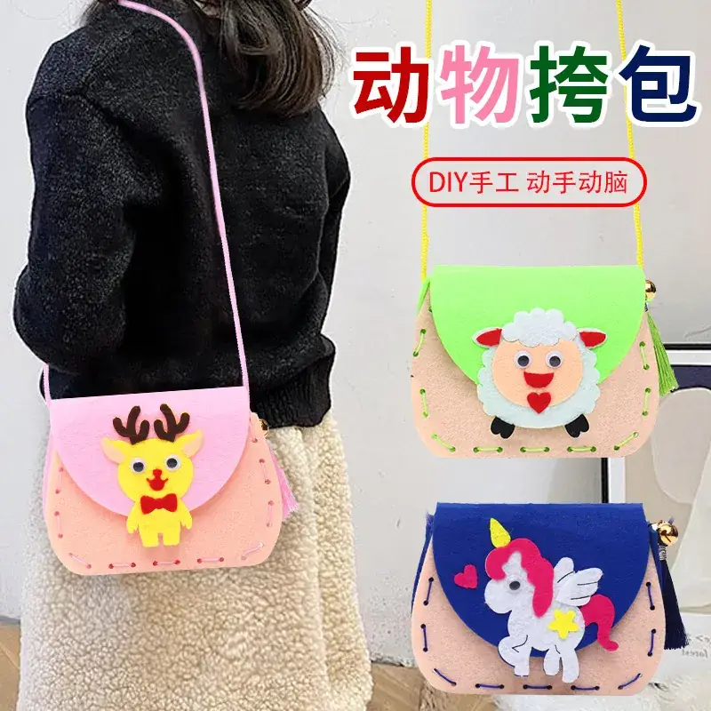 Red Rabbit Embroidered Crossbody Bag for Girls - Image 3