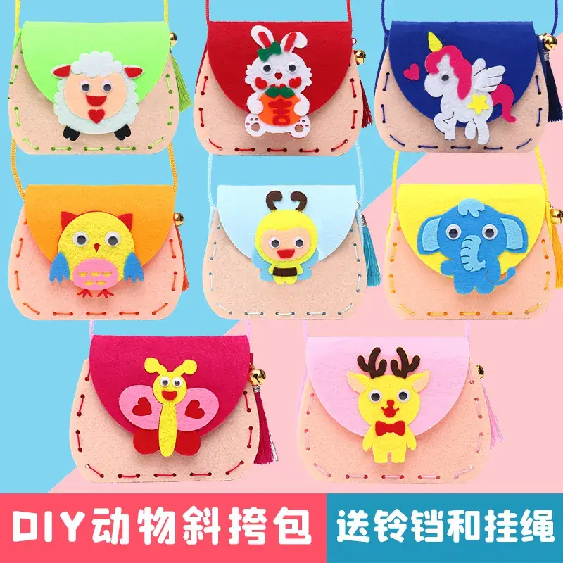 Red Rabbit Embroidered Crossbody Bag for Girls - Image 4