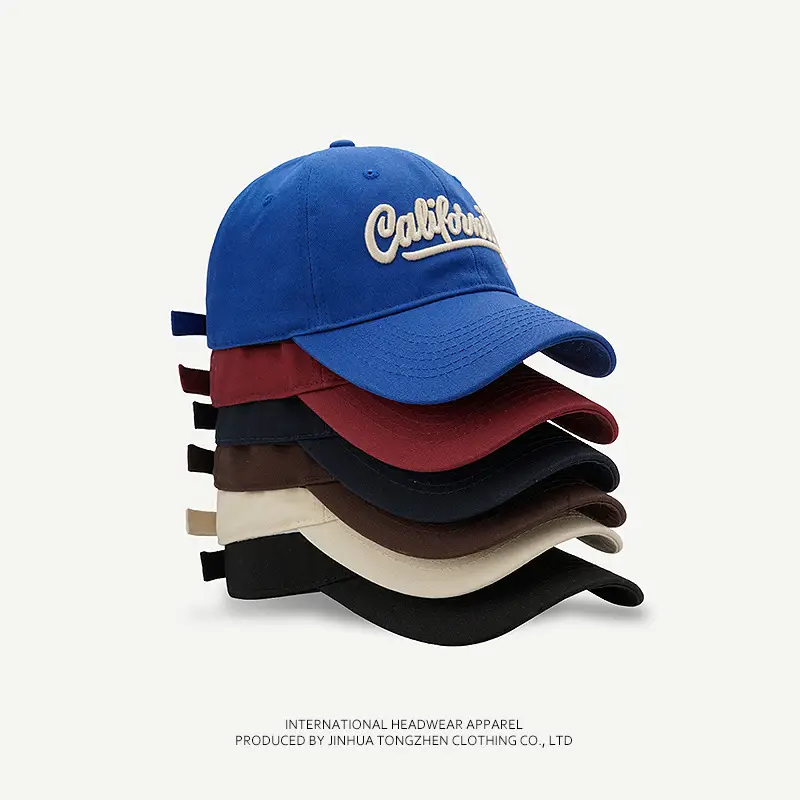 Korean Style Letter Embroidered Baseball Cap for Men Women — feature 2