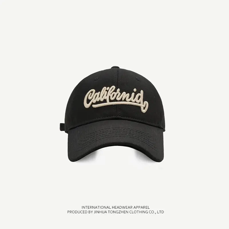 Korean Style Letter Embroidered Baseball Cap for Men Women - Image 2