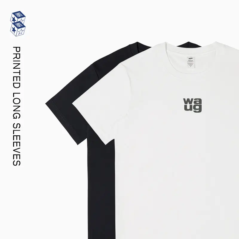 Men Printed T-Shirt Gray UA Logo Summer Casual - Image 19