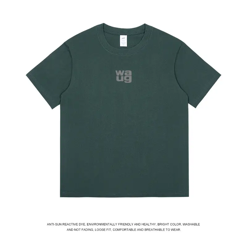 Men Printed T-Shirt Gray UA Logo Summer Casual - Image 21