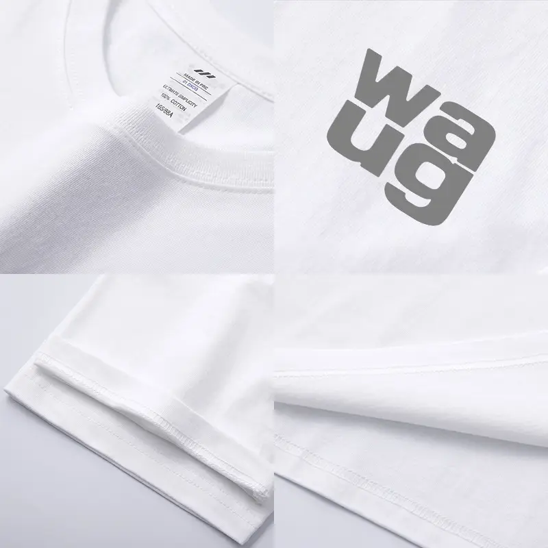 Men Printed T-Shirt Gray UA Logo Summer Casual - Image 22