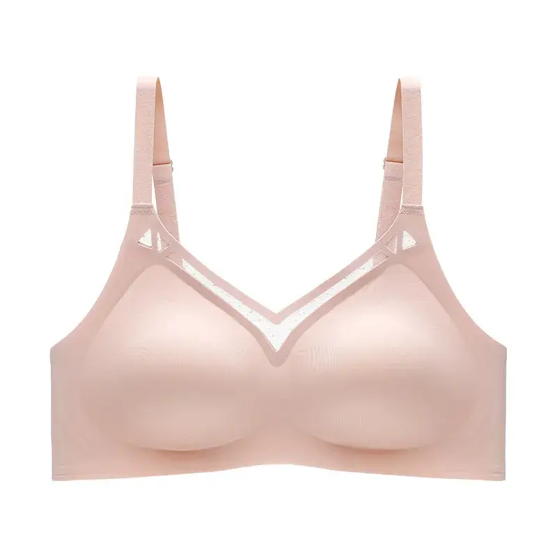 Black No Steel Ring Underwear Women's Upper Support - Image 4