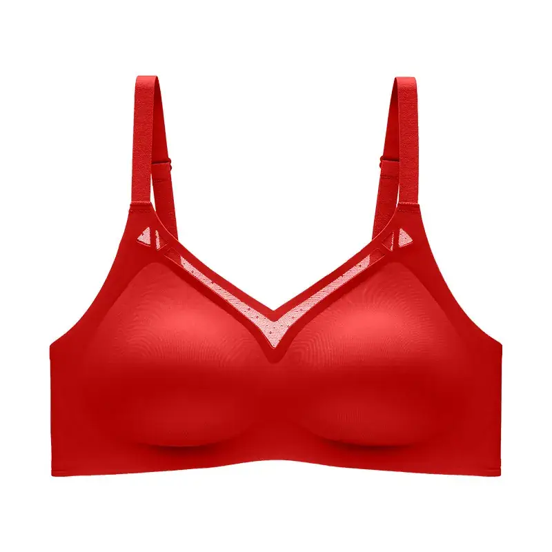 Black No Steel Ring Underwear Women's Upper Support - Image 5