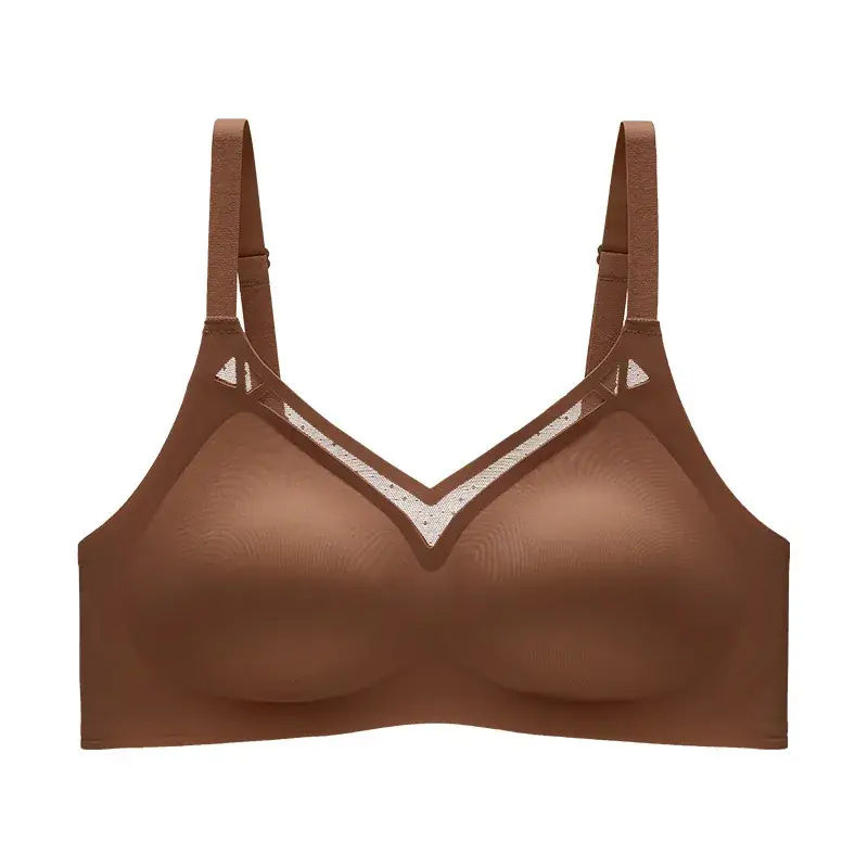 Black No Steel Ring Underwear Women's Upper Support - Image 6