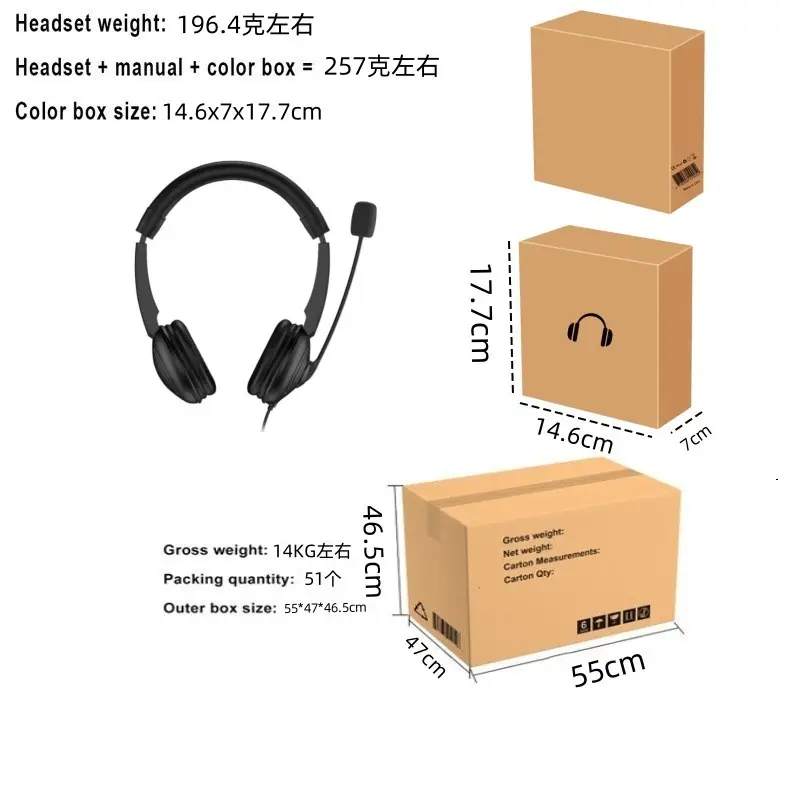 English Learning Headset with Oral Training & Lightweight Design - Image 9
