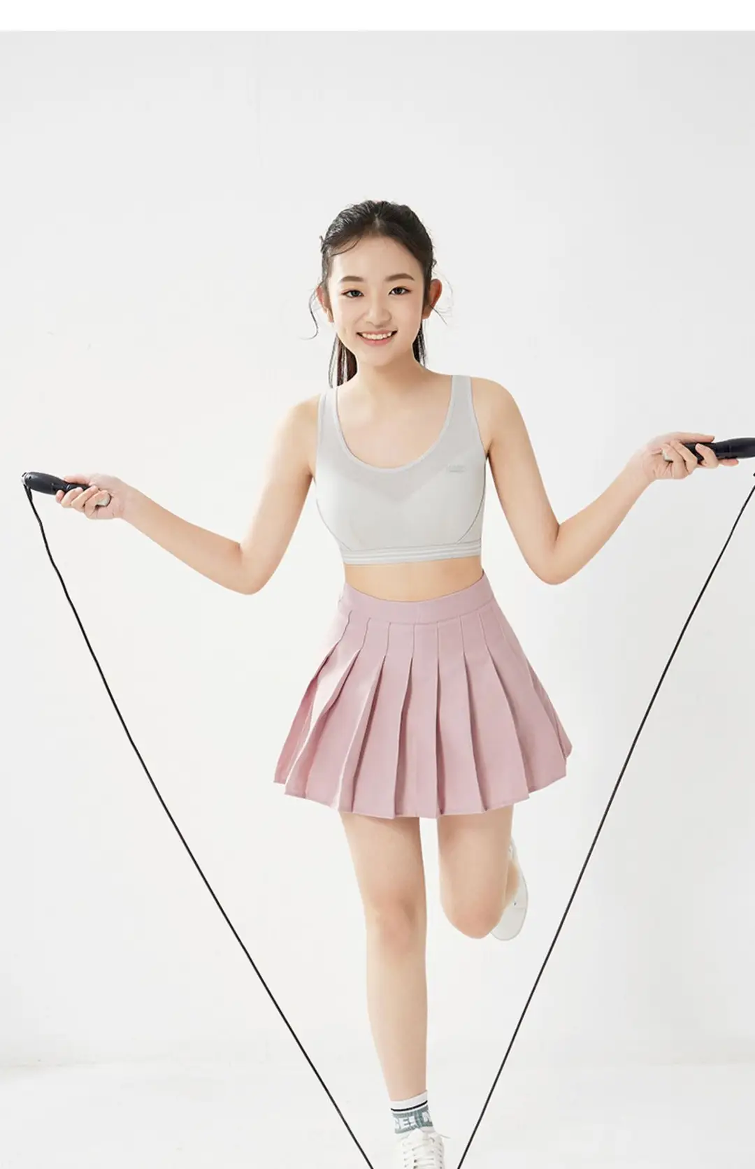 Girls bra students sports underwear girls 13 years old 15 years old high school students shock vest Cotton Development period — feature 21