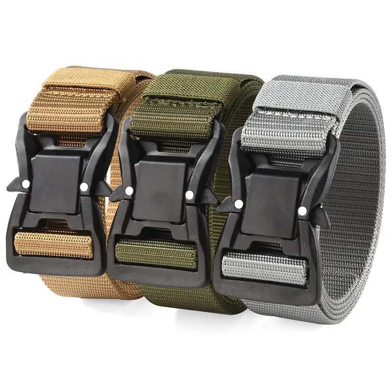 Nylon Casual Belt with Adjustable Buckle - Image 19