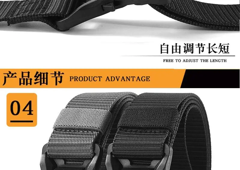 Nylon Casual Belt with Adjustable Buckle β feature 14