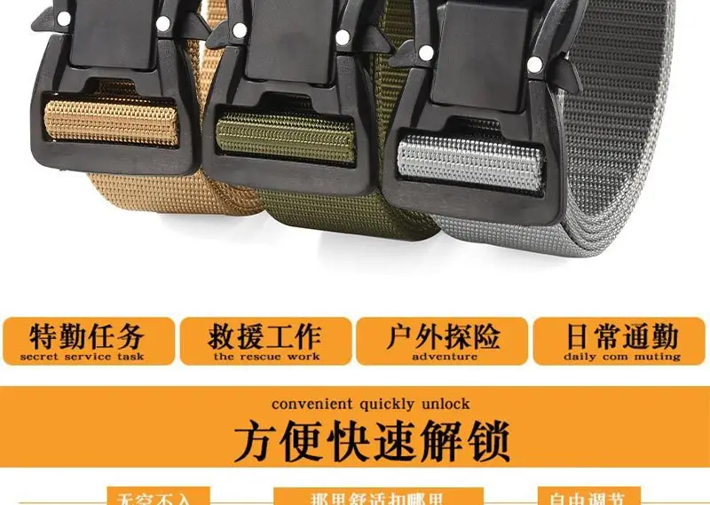 Nylon Casual Belt with Adjustable Buckle β feature 4