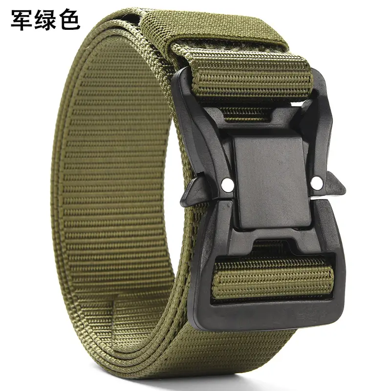 Nylon Casual Belt with Adjustable Buckle - Image 3