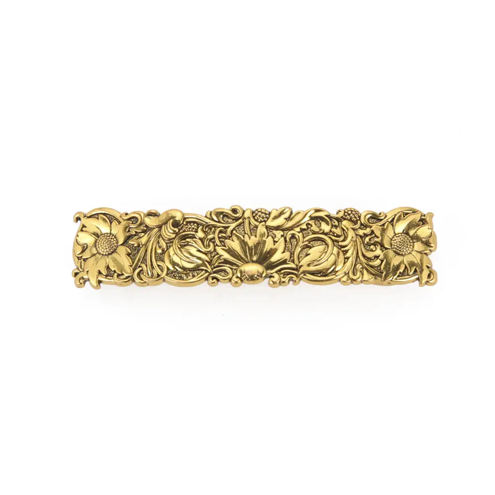 Square Daisy Duck Hairpin Clip 8.2x1.7cm Silver - Image 2
