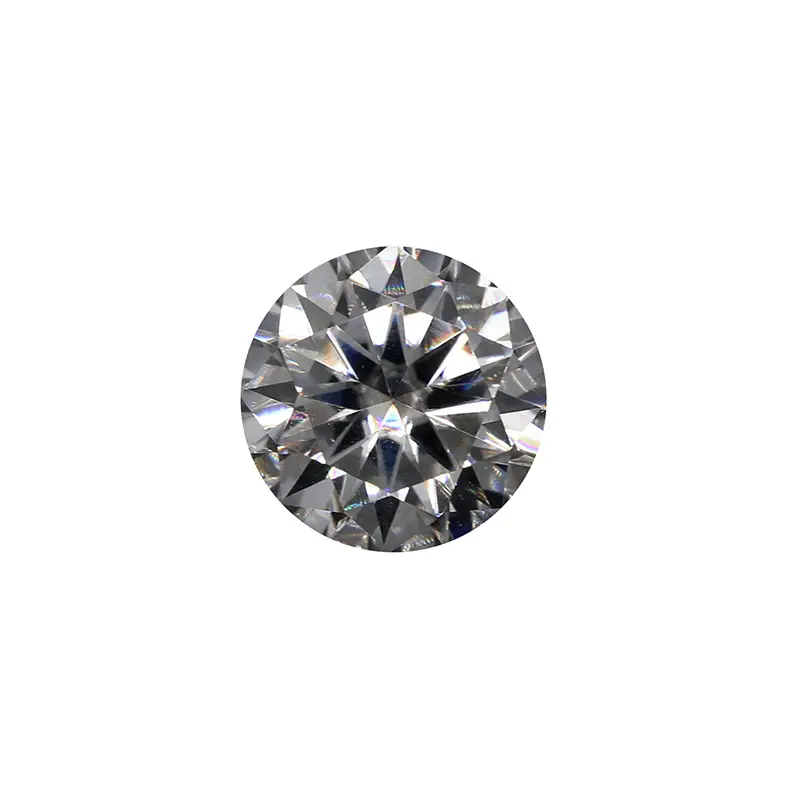 Round Moissanite Diamond 5mm Eight Hearts Arrows - Image 5