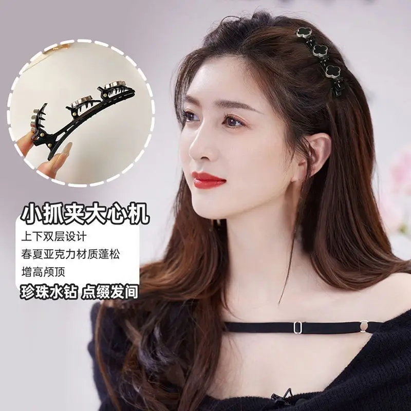Women's Small Clip Hairpin for Autumn Winter Bangs