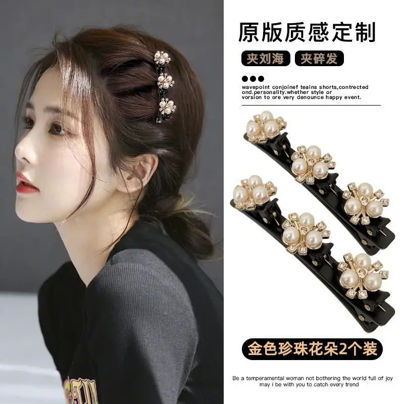 Women's Small Clip Hairpin for Autumn Winter Bangs