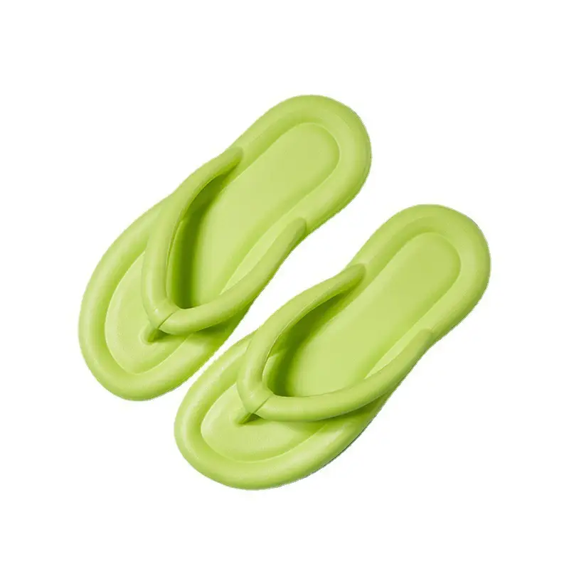 Green Casual Flip Flops for Women Girls