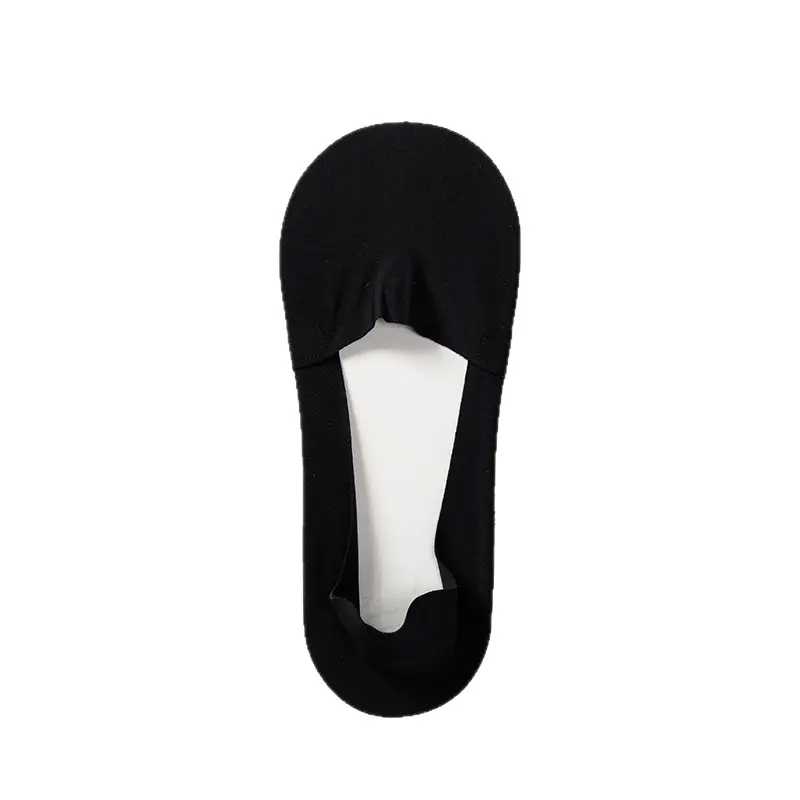 Boat socks women's summer ultra-thin invisible pure cotton bottom silicone non-slip heel shallow ice silk socks women's socks