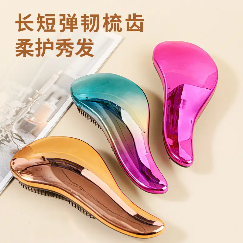 Long Handle Princess Air Bag Comb for Curly Hair Anti-Knot