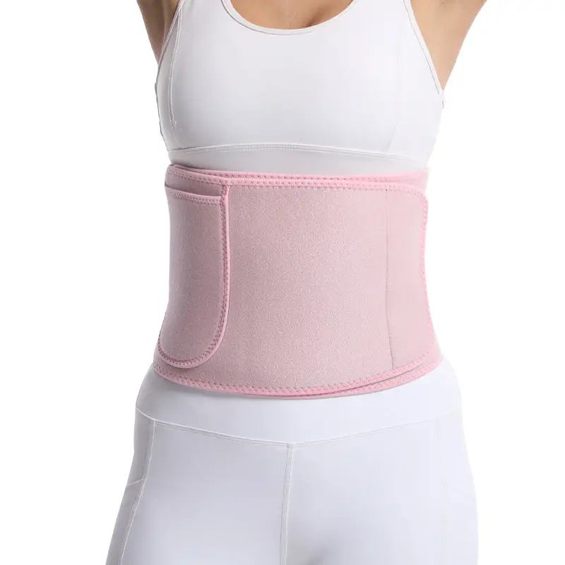 Women's Pink Waist Belt for Running Yoga & Fat Burning