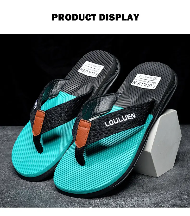 Men's Red Casual Flip Flops Non-Slip Soft Bottom — feature 11