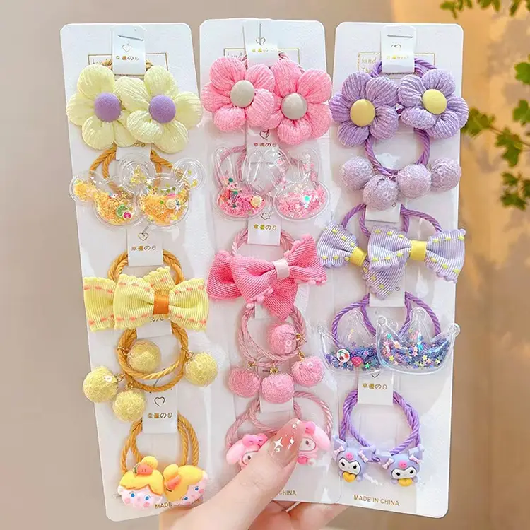 Cute Flower & Bow Baby Hair Bands for Girls - Image 8