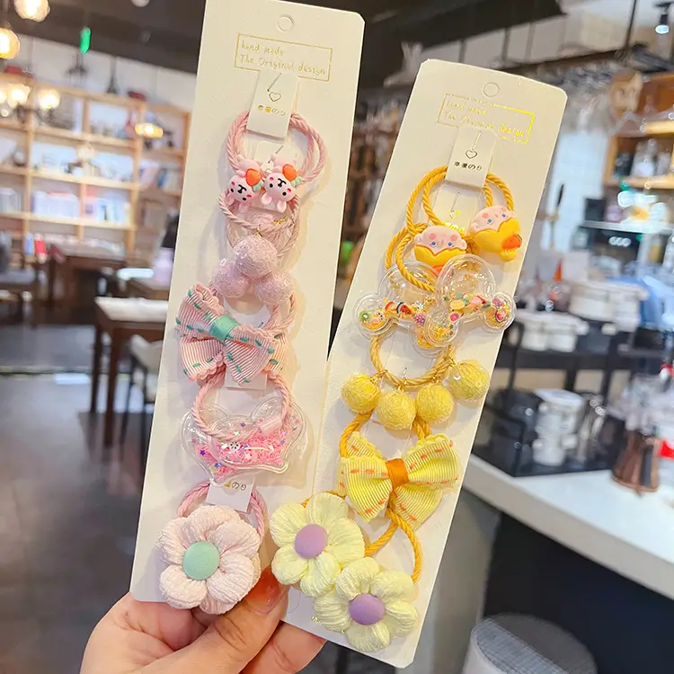 Cute Flower & Bow Baby Hair Bands for Girls - Image 9