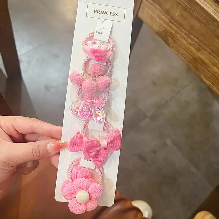 Cute Flower & Bow Baby Hair Bands for Girls - Image 10