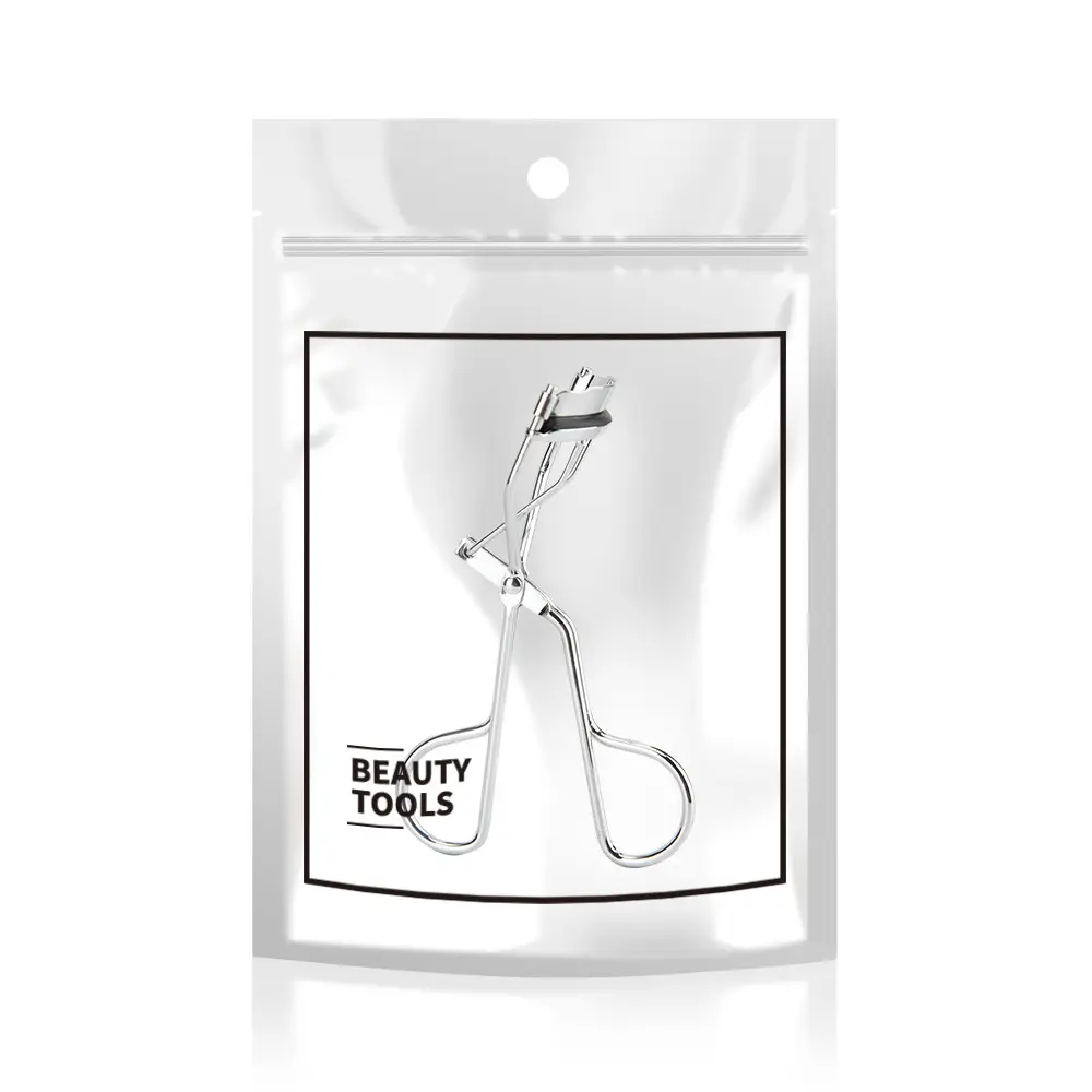 Chrome Plated False Eyelash Curler with Rubber Pad