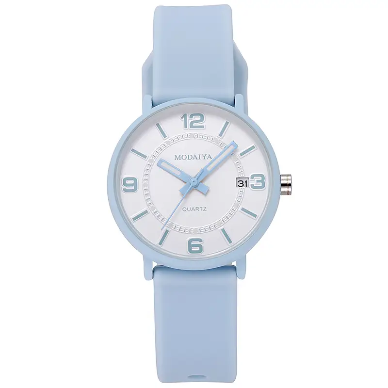 Green Silicone Student Watch with Waterproof Design — feature 11