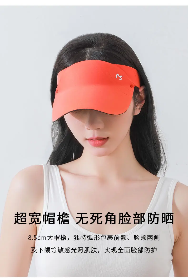 Women Yellow UV Visor Hat 47g Lightweight — feature 15