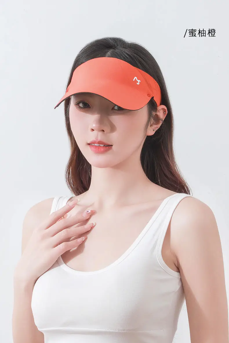 Women Yellow UV Visor Hat 47g Lightweight — feature 20