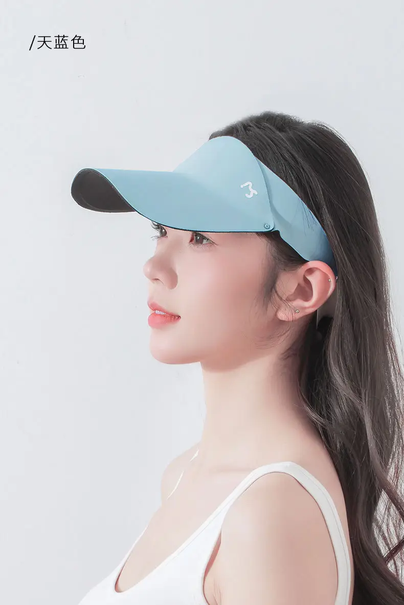 Women Yellow UV Visor Hat 47g Lightweight — feature 23