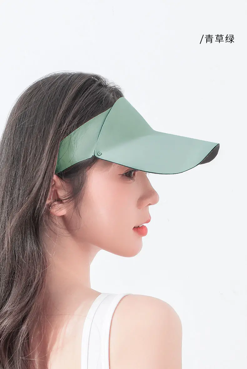 Women Yellow UV Visor Hat 47g Lightweight — feature 26