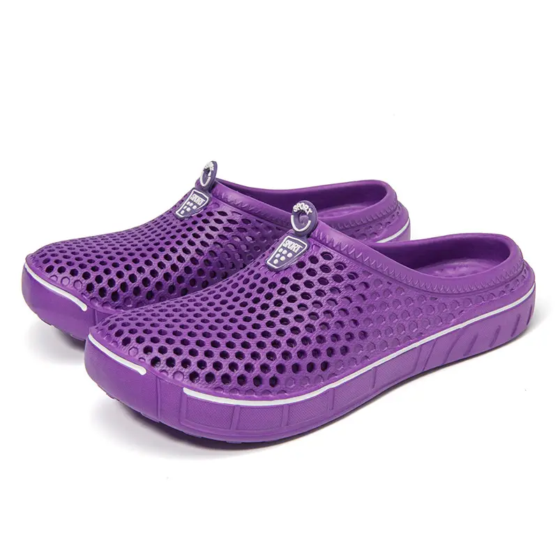 Cross-border Women's Cave Shoes Slippers Garden Shoes Solid Color Item No. 607 Comfortable All-match Casual All-match Breathable - Image 8
