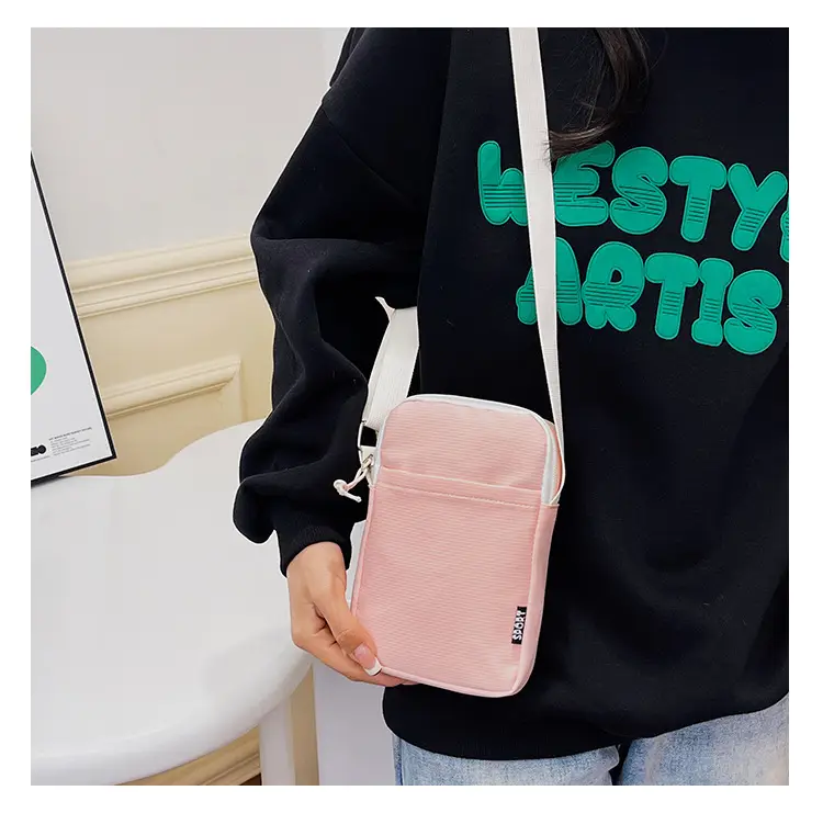 Trendy Yellow Square Mobile Phone Bag for Women — feature 12