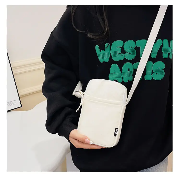 Trendy Yellow Square Mobile Phone Bag for Women — feature 14