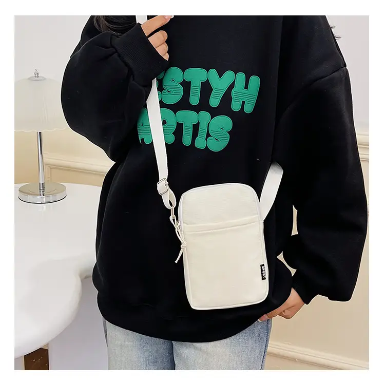 Trendy Yellow Square Mobile Phone Bag for Women — feature 16
