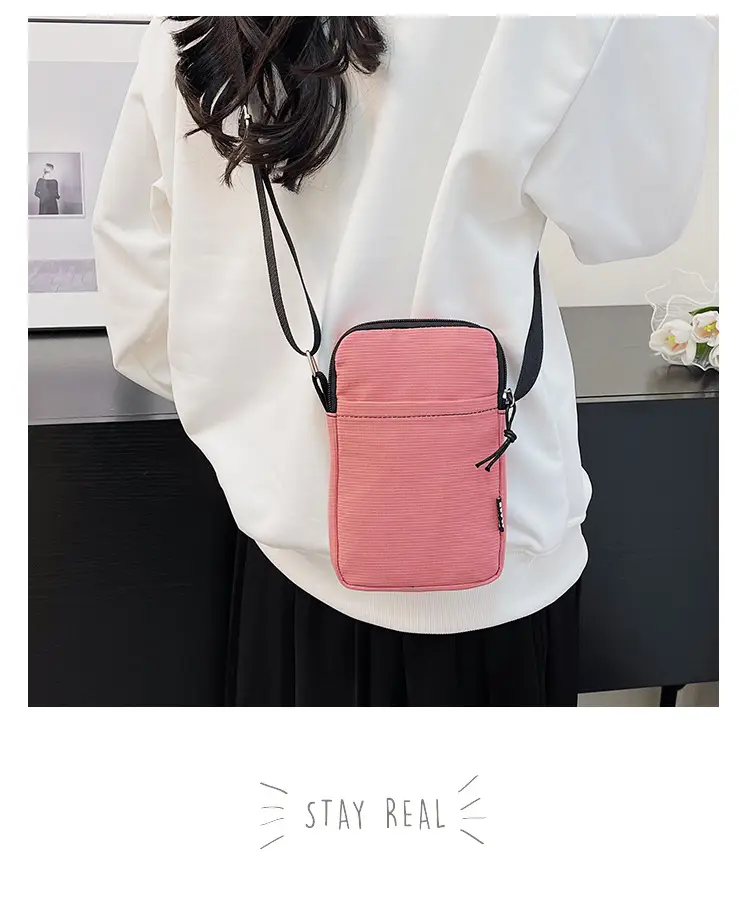 Trendy Yellow Square Mobile Phone Bag for Women — feature 19