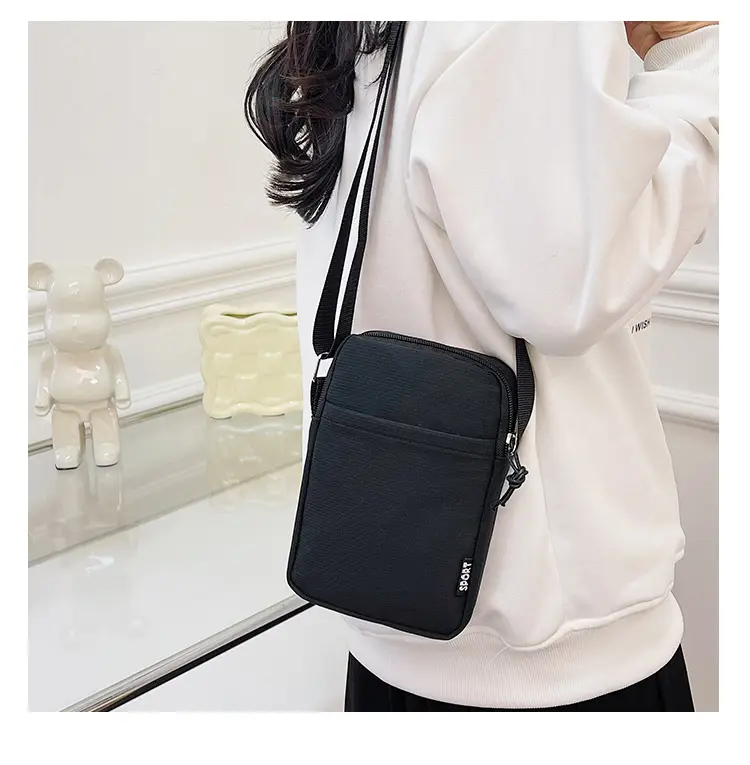 Trendy Yellow Square Mobile Phone Bag for Women — feature 21