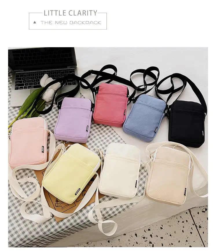 Trendy Yellow Square Mobile Phone Bag for Women — feature 22