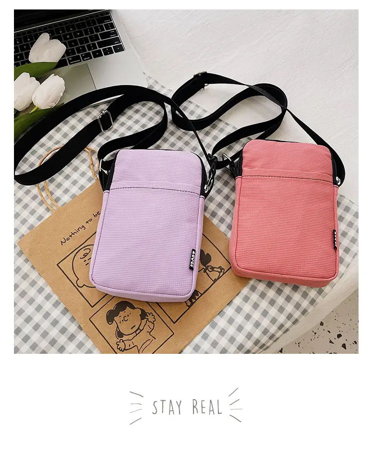 Trendy Yellow Square Mobile Phone Bag for Women — feature 24